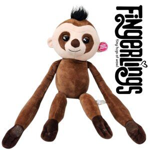NEW Fingerlings Hugs SLOTH MONKEY Kingsley Interactive PlushToy WowWee Stuffed A